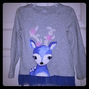 Reindeer Blouse with Matching Leggings